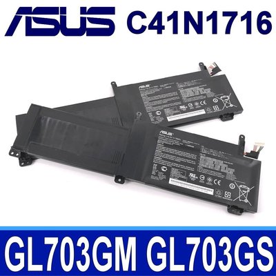 ASUS C41N1716 4芯 原廠電池 C41PqPH ROG STRIX GL703GM GL703GS S7BS