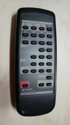 SHARP 夏普  RRMCG0145A床頭 組合 音響 遙控器 SHARP CD系列床頭音響 專用