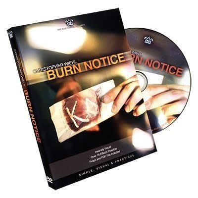 【意凡魔術小舖】美國原廠 ~ Burn Notice by Chris Wiehl ~ 黑名單 ~ (DVD+道具)