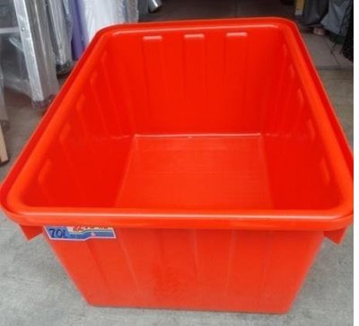 普力桶 45L通吉桶 儲水桶 資源回收桶 橘色方桶 45公升~ecgo五金百貨