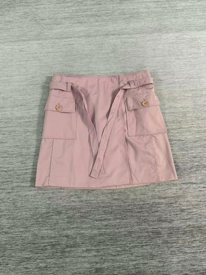 中古品 二手奢侈品 HUGO BOSS 全棉腰帶女士半身裙-41542