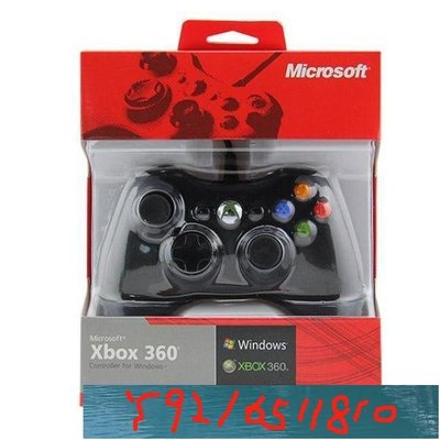 Xbox 360 有線控制器 / PC 控制器遊戲手柄 ������(AAA 質量) Y1810