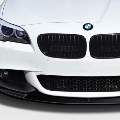 黑馬汽車精品 全新寶馬BMW F10 F11 M-TECH MTK高品質前保桿專用P樣式前下巴定風翼 台灣製