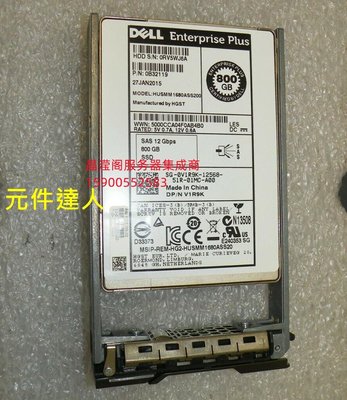 DELL SC2020 SC3020 SCV2080 SC4020 800G SAS SSD 12Gb 儲存硬碟