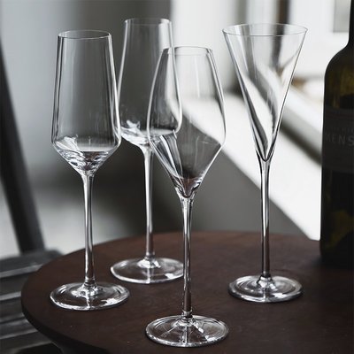 “正品”DUVINO水晶玻璃香檳杯歐式高腳杯 家用創意起泡酒杯氣泡甜酒杯子