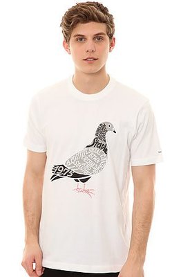現貨 Staple Pigeon  和平鴿Logo The Wordy Pigeon Tee 白