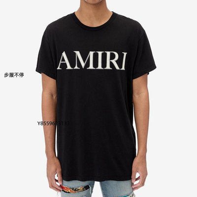 2021春夏 AMIRI STITCH LOGO TEE 短袖T恤 短T-步履不停