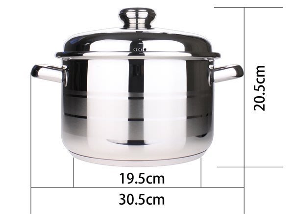 高い品質 １８－８湯煎鍋２１cm 調理器具