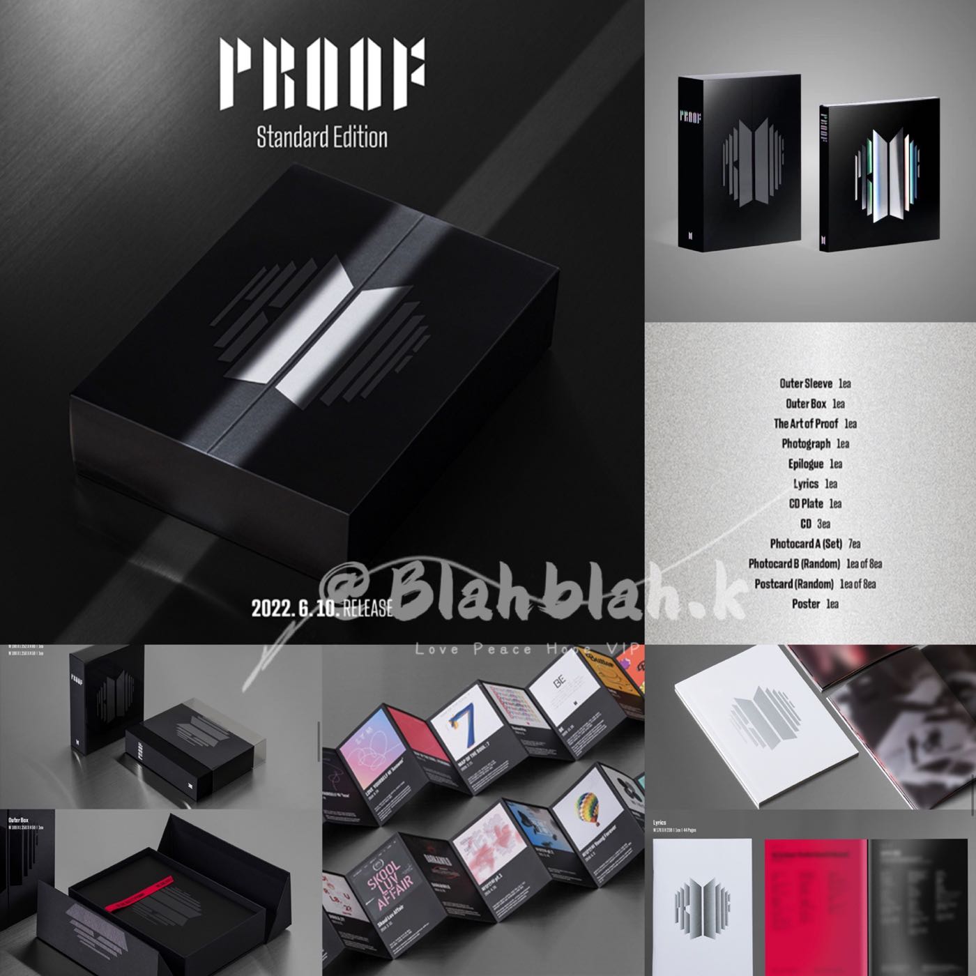 已無特典Proof set版本BTS Proof weverse 官網特典團Standard Edition