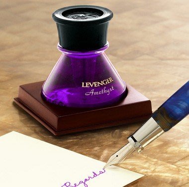 【上品名筆工藝坊】美國 Levenger Bottled Ink 紫水晶Amethyst 鋼筆墨水 50ml