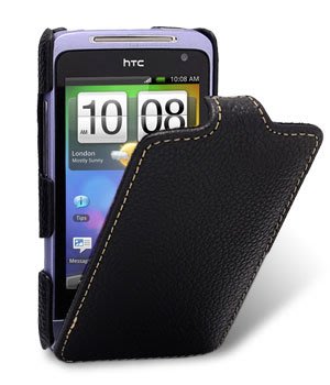 【Melkco】出清現貨 下翻荔黑HTC宏達電 Salsa 3.4吋贈螢幕保貼真皮皮套保護殼保護套手機殼手機套