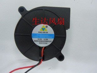 加濕器風扇5015 DC12V 0.06A靜音 對孔距58mm 鼓風機風扇