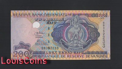【Louis Coins】B1413-VANUATU-ND (1995)萬那杜(瓦努阿圖)紙幣,200 Vatu（L）