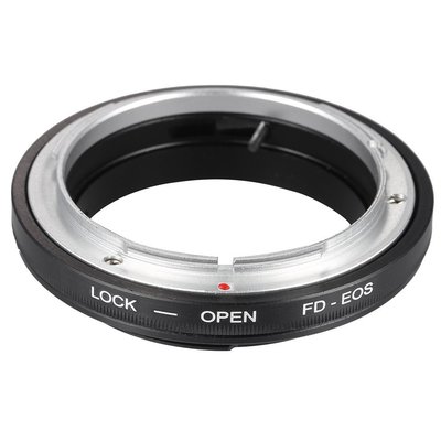 【熱賣精選】高精度 FD-EOS 轉接環 佳能FD鏡頭轉佳能EOS EF單反機身 拍微距環 鏡頭轉接環