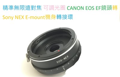 可調光圈適馬 SIGMA FOR CANON 佳能 EOS EF鏡頭轉Sony NEX E-mount E卡口機身轉接環
