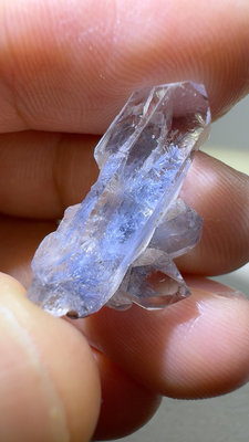 藍晶花原礦，藍線標本晶族，花朵輕易可見 奇石 擺件 文玩【天下奇物】335