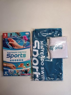 全新現貨 NS Nintendo Switch Sports 運動 中文版 含綁腿 +雙特典