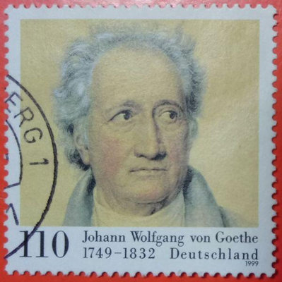 德國郵票舊票套票 1999 Johann Wolfgang von Goethe by Joseph Stieler