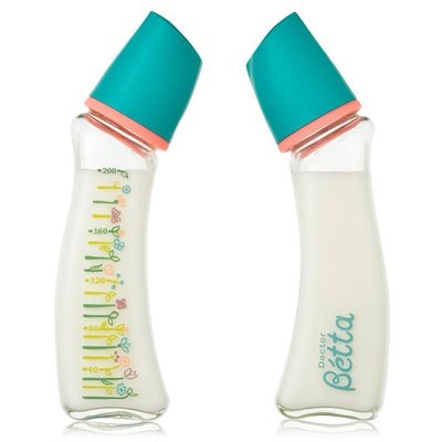《喬喬媽咪》日本Betta玻璃奶瓶-Brain-GF5-200ml -限量款