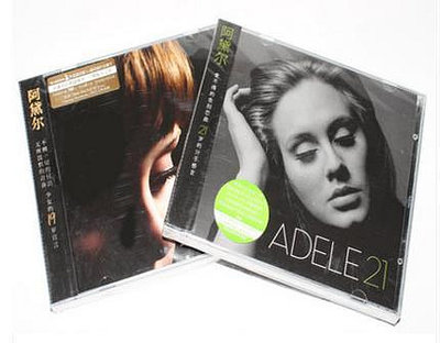 正版  Adele 阿黛爾兩張專輯 19+21 心碎的靈魂 2CD+歌詞冊