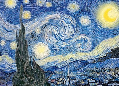 6000-1204 1000片美國進口拼圖 EUR 梵谷 星夜 Van Gogh The Starry Night