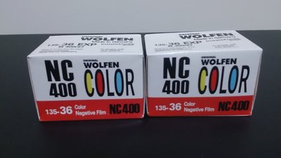 135 wolfen NC400 color 35mm相機底片 135彩色底片