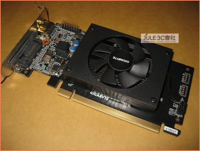JULE 3C會社-技嘉 N710D3-2GL GT710/DDR3/2G/19W/短卡/短檔板/PCIE 顯示卡