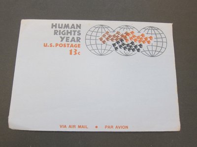 【雲品八】美國USA Human right folder mint集郵封 庫號#DX07 4897