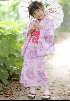 兒童和服女日式和服浴衣