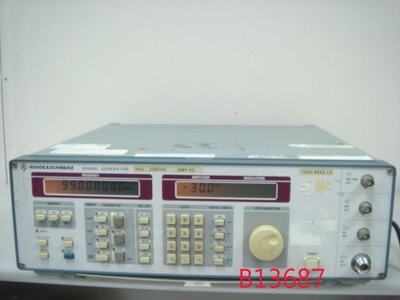 【全冠】羅德與施瓦茨 SMY02 9KHZ~2080GHZ 信號產生器 訊號產生器 有電源 不會測便宜賣(B13687)