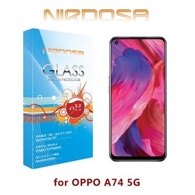 NIRDOSA OPPO A74 (5G) 9H 鋼化玻璃 螢幕保護貼 疏水疏油 防刮 防爆【出清】