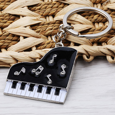 【恩心樂器】鋼琴鑰匙圈 鋼琴造型鑰匙圈 音樂 鋼琴 音符 紀念品/鑰匙圈/吊飾/禮品 音樂精品 音樂禮品