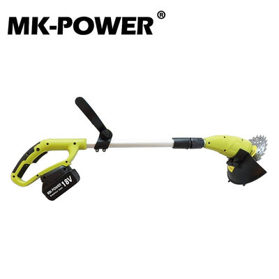 【達利商城】18V 鋰電 一電一充 手持割草機 MK-POWER MK-V76 園藝工具 安全開關