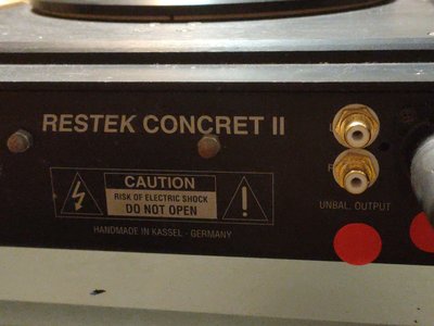 德國Restek concret ll高階cd播放器(商品無需檢驗)