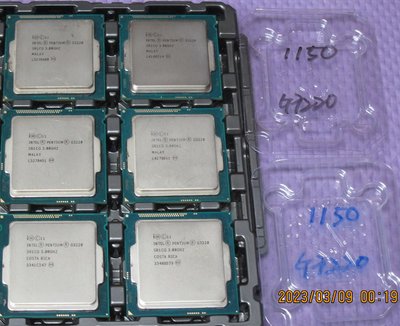 最後出清特價【1150 腳位】第4代 Intel® 處理器 G3220 雙核心處理器 3M 快取記憶體、3.0G