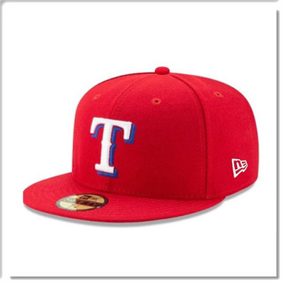 【ANGEL NEW ERA】NEW ERA MLB 德州 遊騎兵 59FIFTY 正式球員帽 通用 活力紅 棒球帽