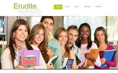 Erudite 響應式網頁模板、HTML5+CSS3、網頁特效  #12513