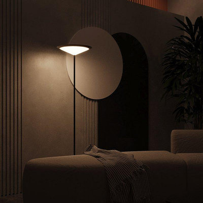 【現貨精選】 簡約現代客廳沙發落地北歐創意臥室書房燈設計師極簡鋁材個性燈具