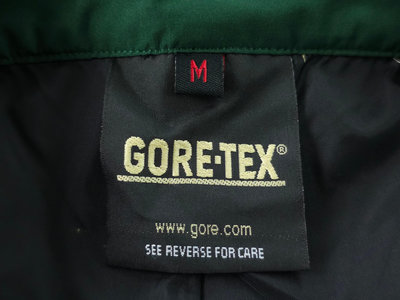 深綠色 Gore-Tex 彈性腰圍 側邊反光線條 休閒長褲 (M) #4079 (一元起標 無底價)
