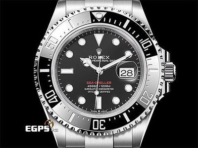 【永久流當品】ROLEX 勞力士 Sea-Dweller 海使者 126600 MK2 單紅 ZSH4345