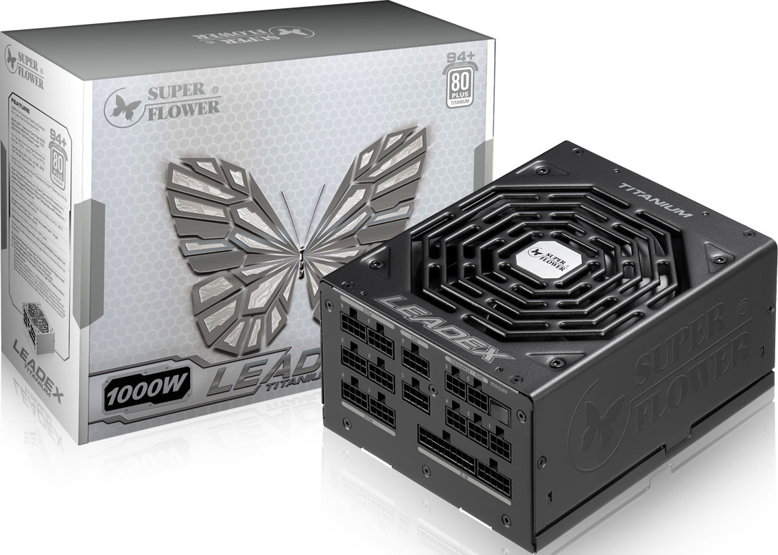 全新品現貨振華LEADEX TITANIUM 1000W 鈦金牌最頂級的認証80plus 全模