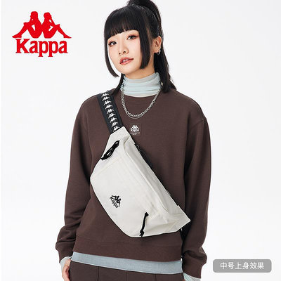 Kappa卡帕 正品24年新款潮流胸包大容量斜挎包韓版休閑運動腰包