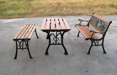 ❖時代歐❖PA-020木條公園桌 休閒桌椅 田園桌椅 庭院休閒椅 戶外桌椅