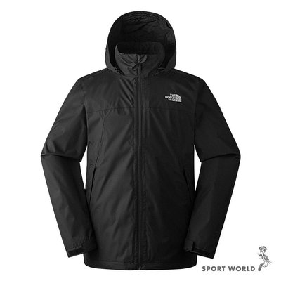 The North Face 北面 男裝 連帽外套 防水 保暖 黑【運動世界】NF0A88FRJK3