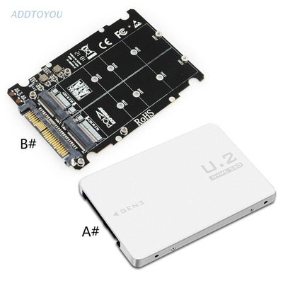 LI M.2 SSD to U.2 Adapter 2 in 1 M.2 NVMe SATA-Bus NGFF