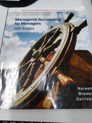 6980銤：A9-5fg☆2020年『Managerial Accounting for Managers 5/e』《》