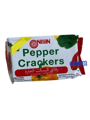 {泰菲印越} 印尼 日清 nissin pepper crackers 胡椒餅乾 胡椒餅 50克