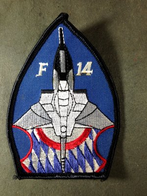 【布章。臂章】空軍F-14臂章徽章/布章 電繡 貼布 臂章 刺繡/生存遊戲