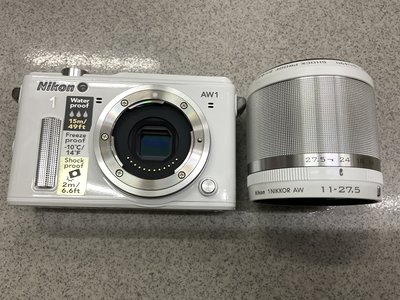 [保固一年] [高雄明豐] 公司貨 95新 Nikon AW1+11-27.5mm 機身加鏡頭 便宜賣 [i2566]