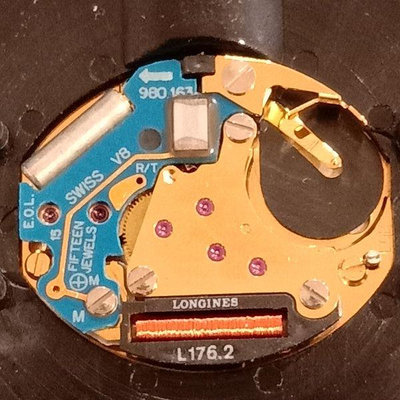 流當機芯拍賣 二手 原裝 LONGINES 浪琴 L176.2 ETA 980163 石英機芯 附面盤 喜歡價可議 ZE003